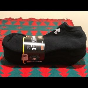 Under Armour Performance No Show socks.